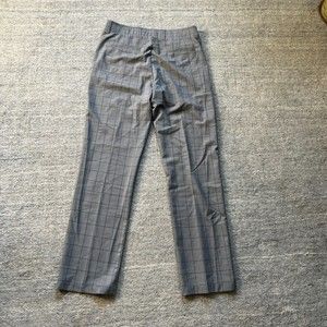 Callaway Pants Mens 32x32 Gray Plaid Golf Chinos Straight Leg Polyester